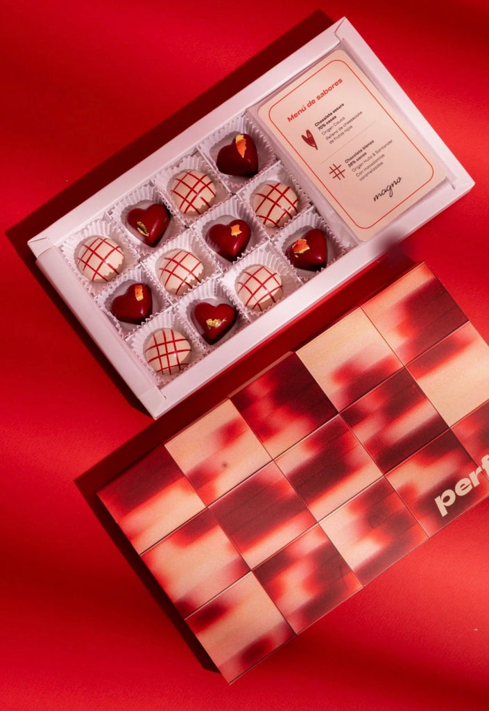 12 Chocolates San Valentín